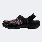Cobra Girl Print - Fur Lined Slippers/Sandals