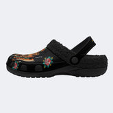 Traditional Tiger Print - Fur Lined Slippers/Sandals