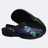 Mushroom Cave in the Abyss Fleece-Lined Clogs