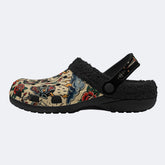 Old School Tattoos Art Print Fleece-Lined Clogs