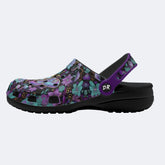 Celestial Iridescent Moth Wreath Print Clogs