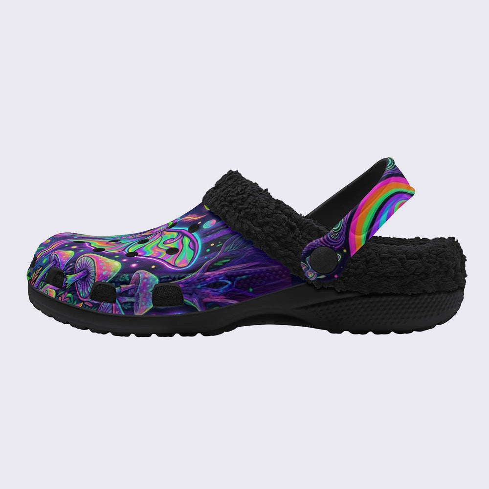 Flowing Color Psychedelic Moth Clogs