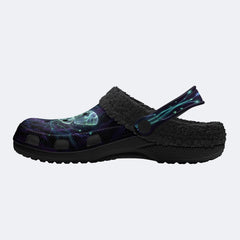 Death Moth in the Abyss Fleece-Lined Clogs