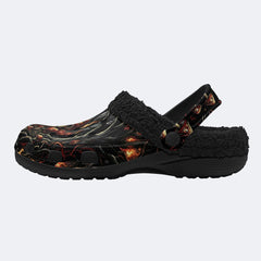 Psychedelic Mushroom Forest Print Clogs