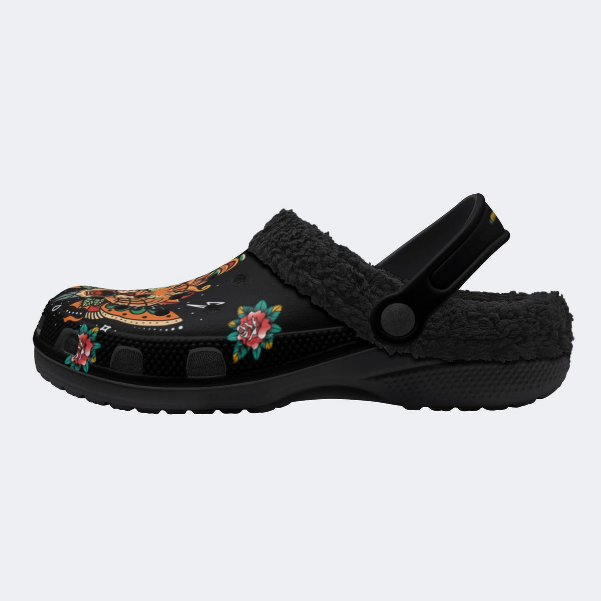 Traditional Tiger Print - Fur Lined Slippers/Sandals