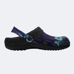 Mushroom Cave in the Abyss Fleece-Lined Clogs