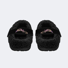 Cobra Girl Print - Fur Lined Slippers/Sandals