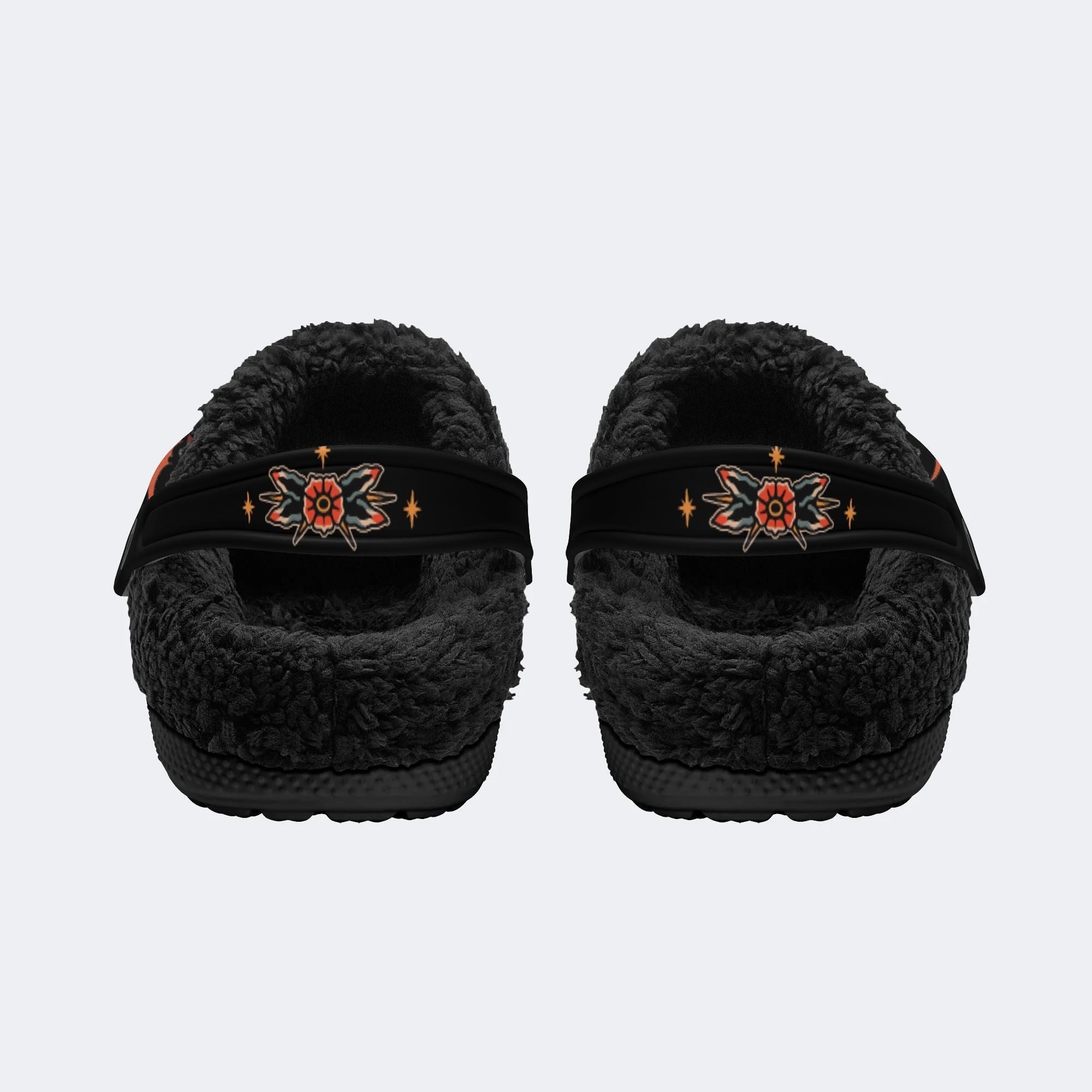 Classic Cowboy Frog Print - Fur Lined Slippers/Sandals