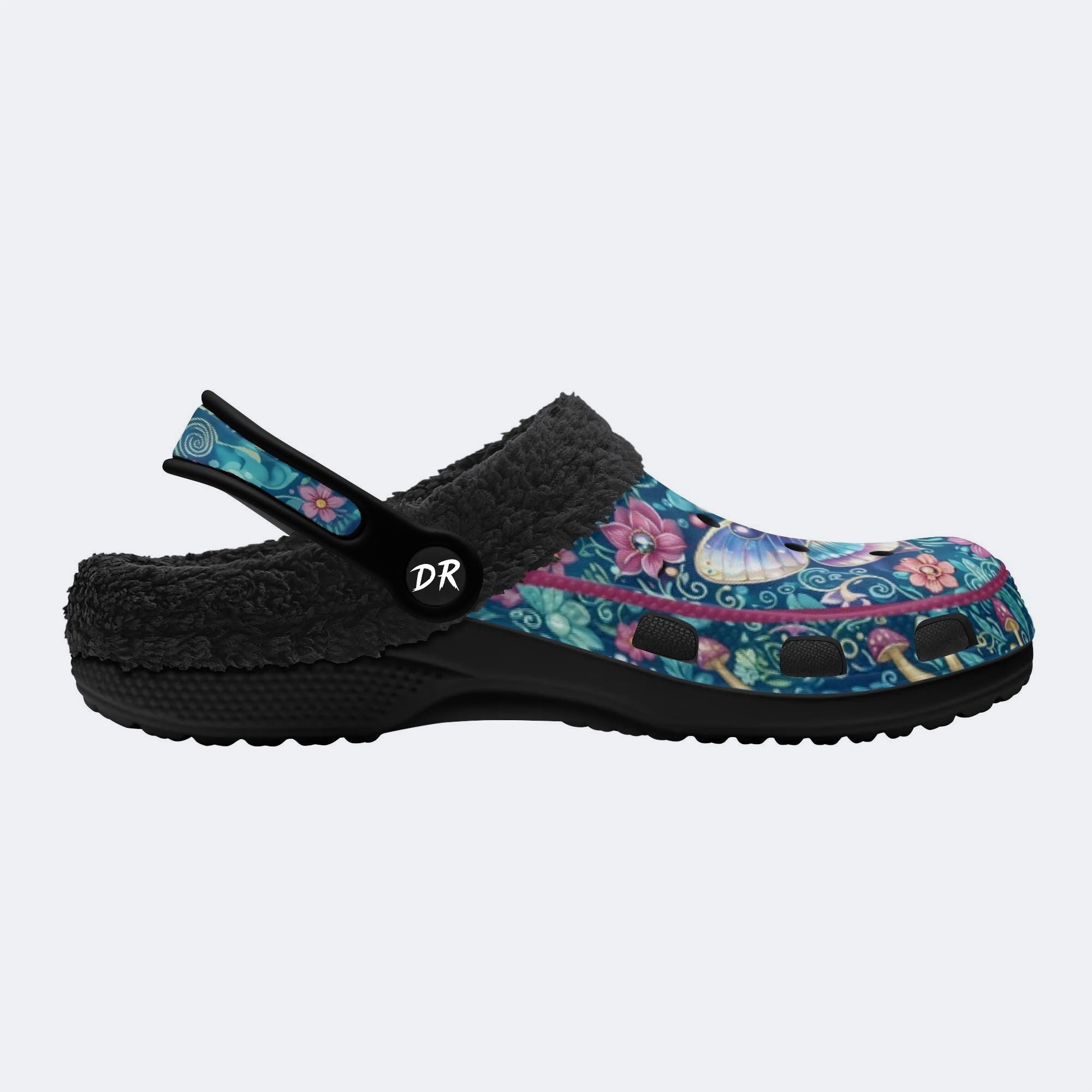 Butterfly Dance in the Phantom Forest Print Clogs