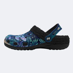 Fantasy Dragonfly Print Clogs