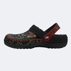 Jewel Dragonfly Wreath Print Clogs