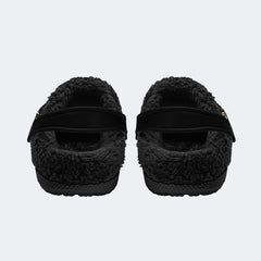 Personalized Name Cowboy Frog Print - Fur Lined Slippers/Sandals
