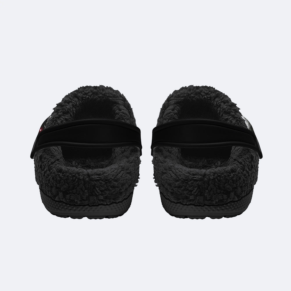 Deadwood Mushroom Forest Print Fleece-Lined Clogs