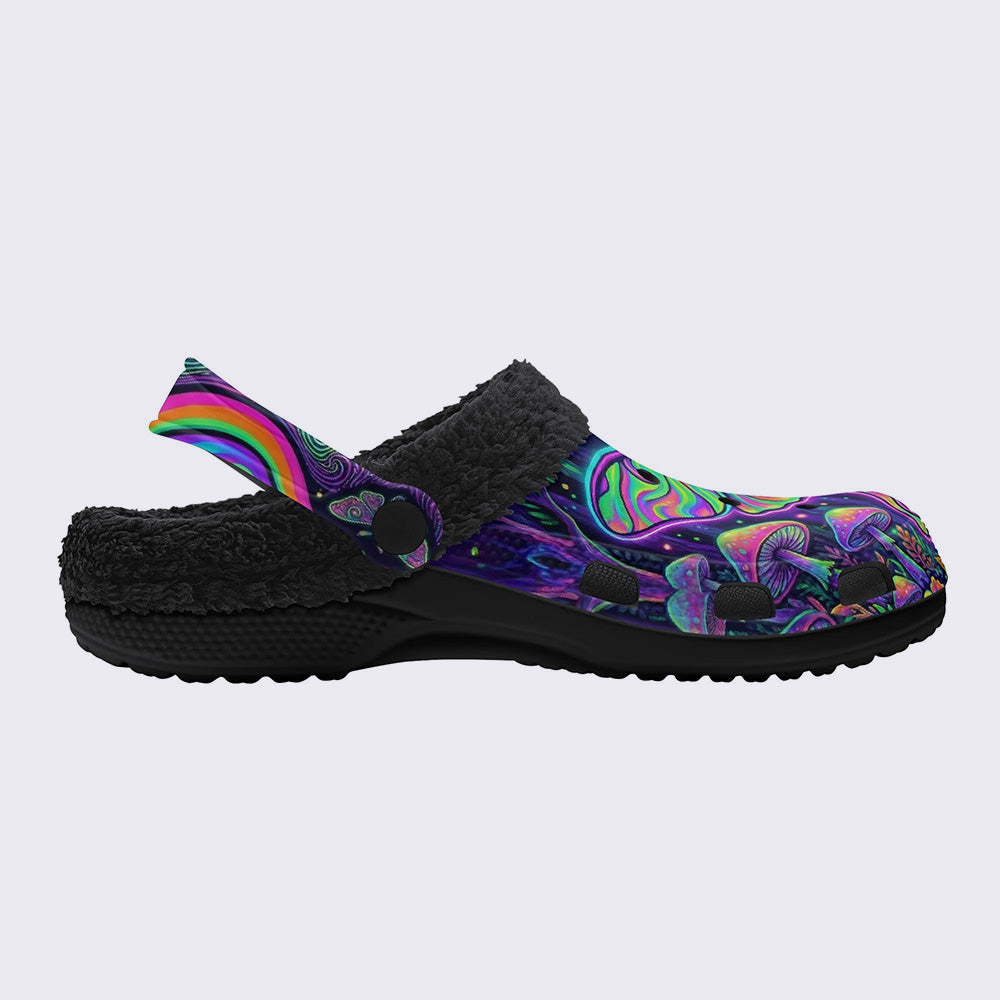 Flowing Color Psychedelic Moth Clogs