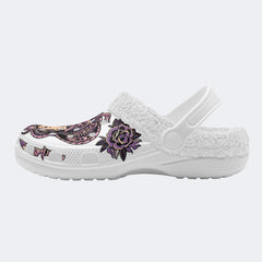 Cobra Girl Print - Fur Lined Slippers/Sandals