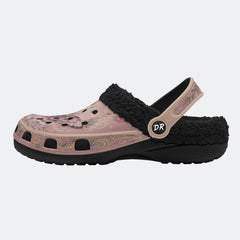 Dreamy Psychedelic Moth Print Clogs