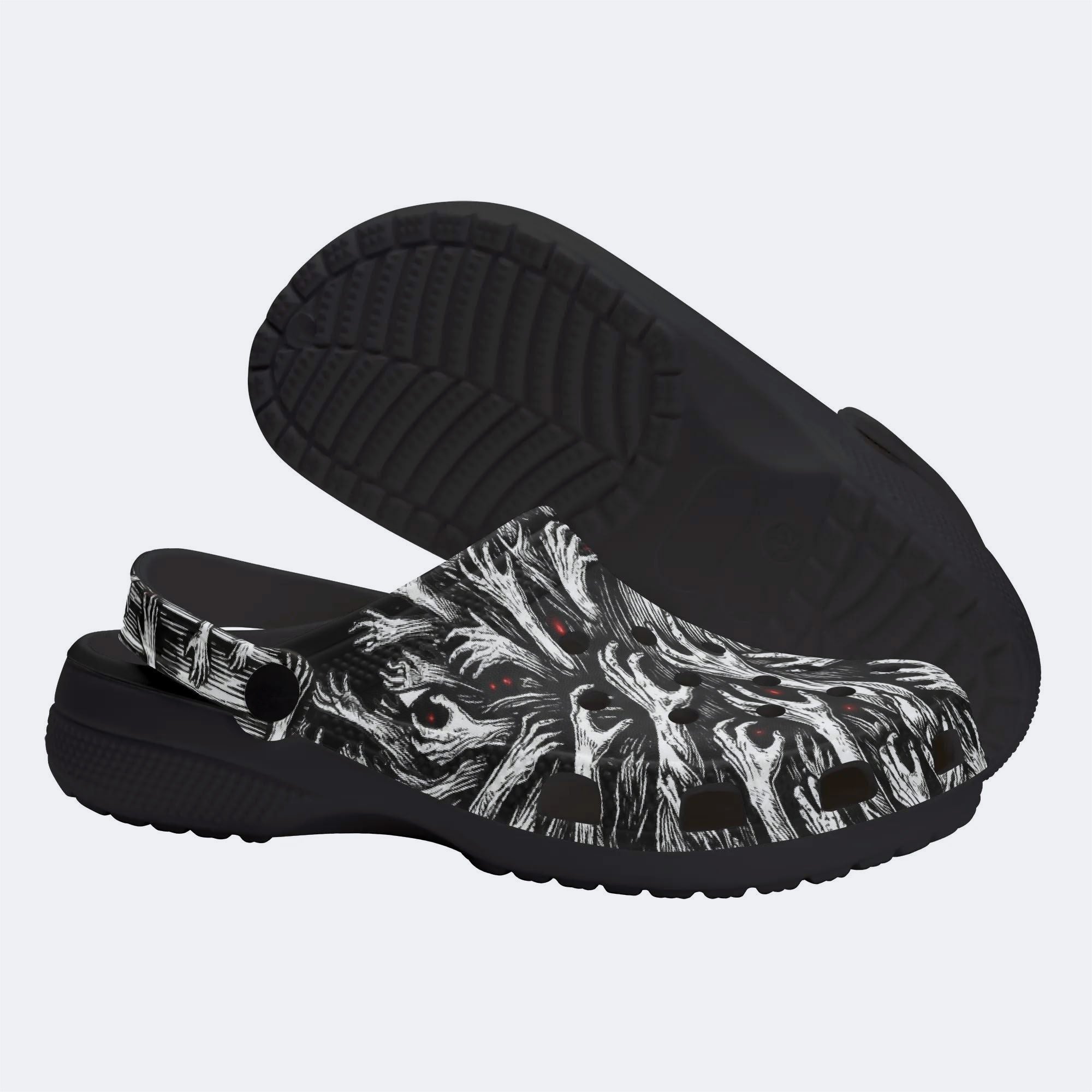 Climbing out of the abyss Print Clogs