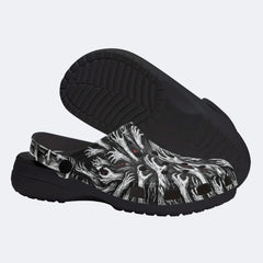 Climbing out of the abyss Print Clogs