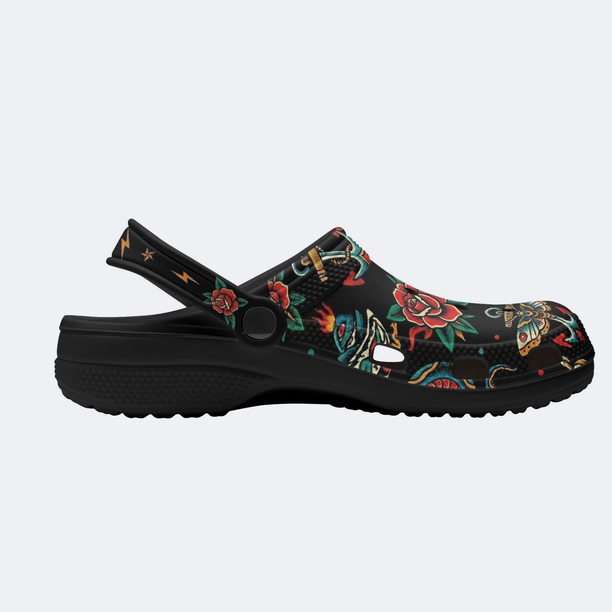 Old School Tattoos Art Print Clogs