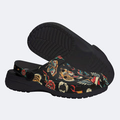 Old School Tattoos Art Print Clogs