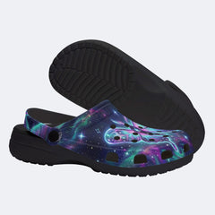 Cosmic Nebula Moth Clogs