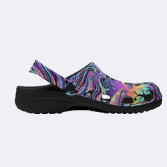 Mushroom Ink Forest Clogs