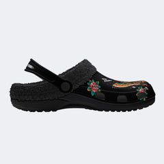Traditional Tiger Print - Fur Lined Slippers/Sandals